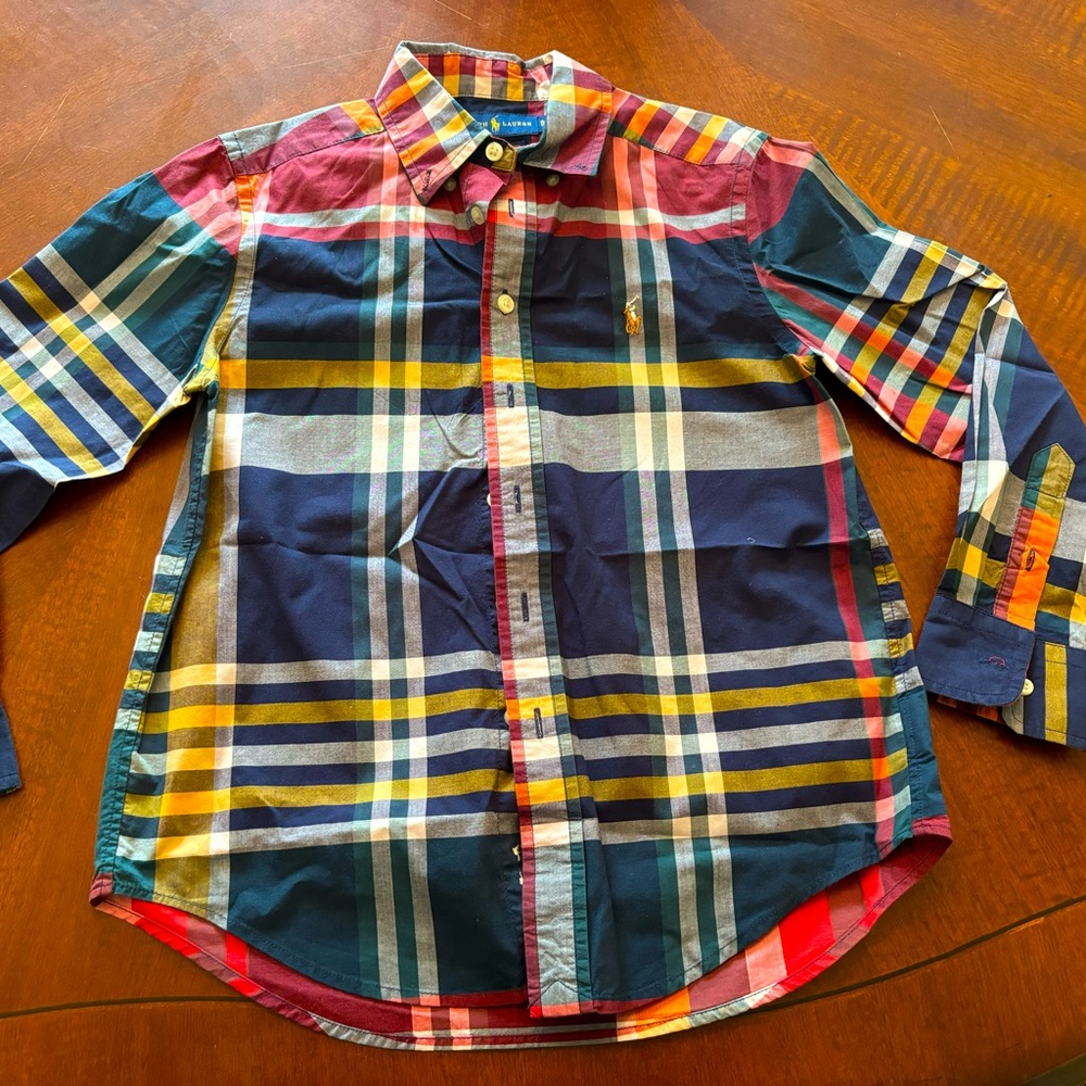 Ralph lauren Plaid Cotton Oxford Shirt